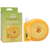 GoodHead Pineapple Blowjob Set - Pineapple Stroker with Pineapple Flavoured Lubricant 30 ml Bottle