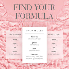 JO Tri-Me Triple Pack Flavours Gift Set - Strawberry, Watermelon and Tropic Passion Flavoured Lubes - 3 Pack