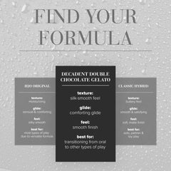 JO Gelato Decadent Double Chocolate Lubricant - 30 mL - Chocolate Flavoured Water Based Lubricant - 30 ml Bottle