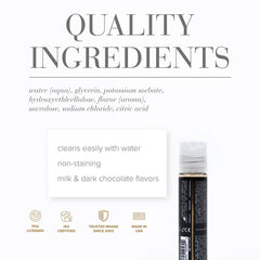 JO Gelato Decadent Double Chocolate Lubricant - 30 mL - Chocolate Flavoured Water Based Lubricant - 30 ml Bottle