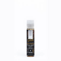 JO Gelato Decadent Double Chocolate Lubricant - 30 mL - Chocolate Flavoured Water Based Lubricant - 30 ml Bottle