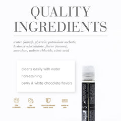 JO Gelato White Chocolate Raspberry Lube - 30 mL - White Chocolate Raspberry Flavoured Water Based Lubricant - 30 ml Bottle