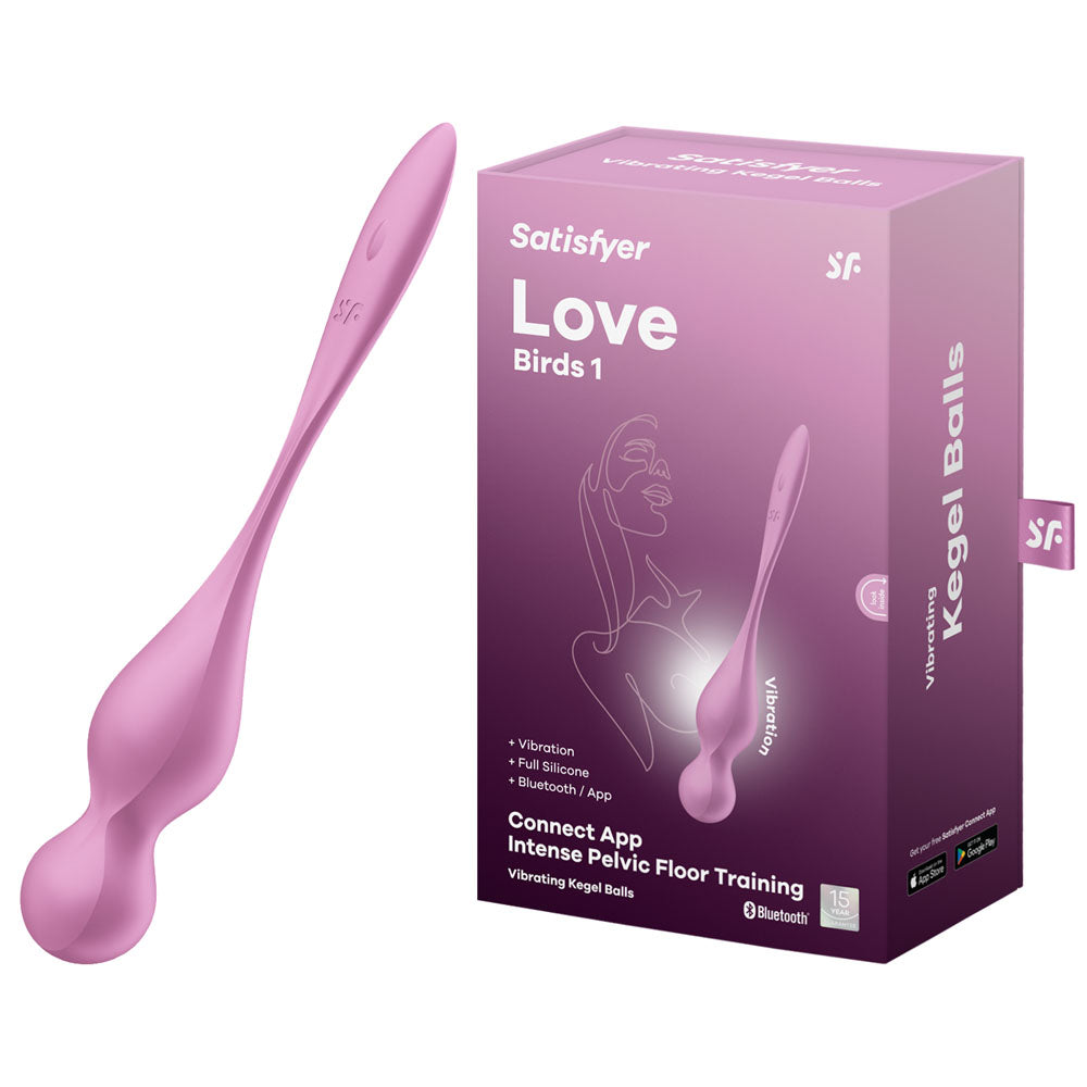 Satisfyer Love Birds 1 Vibrating Kegel Balls- Pink