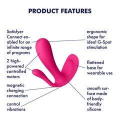 Satisfyer Top Secret + G-Spot Vibrator - Pink