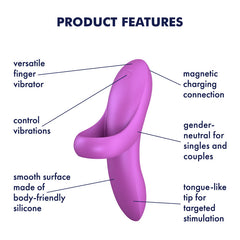 Satisfyer Bold Lover Vibrator - Dark Pink