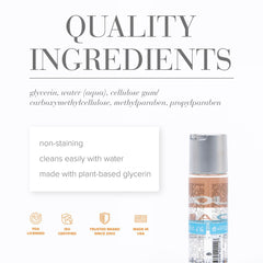 JO H2O Anal Lube - 60 mL - Water Based Anal Lubricant - 60 ml Bottle