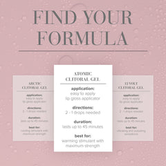 JO Atomic Clitoral Gel - Stimulating Gel for Women - 10 ml Tube