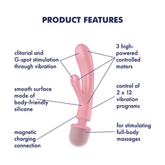 Satisfyer Top Secret Rabbit Vibrator and BodyWand
