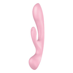 Satisfyer Triple Oh Rabbit + Wand Vibrator - Pink