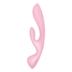 Satisfyer Triple Oh Rabbit + Wand Vibrator - Pink