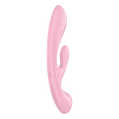 Satisfyer Triple Oh Rabbit + Wand Vibrator - Pink