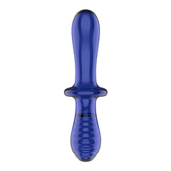 Satisfyer Double Crystal Dildo - Blue