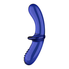 Satisfyer Double Crystal Dildo - Blue