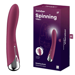 Satisfyer Spinning Vibe 1 Vibrator - Red
