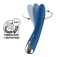 Satisfyer Spinning Vibe 1 Vibrator - Blue