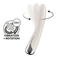 Satisfyer Spinning Vibe 1 Vibrator - Beige