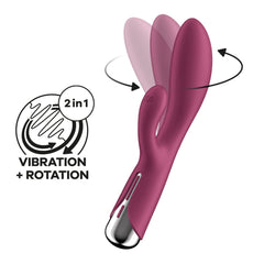 Satisfyer Spinning Rabbit 1 Vibrator - Red