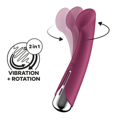 Satisfyer Spinning G-Spot 1 Vibrator - Red