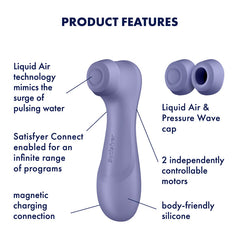 Satisfyer Pro 2 Generation 3 with App Control- Lilac
