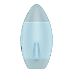 Satisfyer Mission Control Clitoris Stimulator Vibrator - Blue