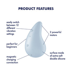 Satisfyer Dew Drop Blue Vibrator