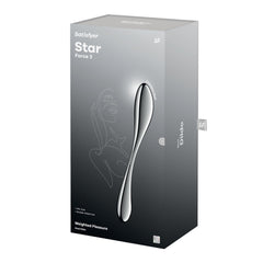 Satisfyer Star Force 3 - Chrome Steel 27 cm Dildo