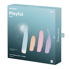 Satisfyer Playful Four - Vibrator with 4 Interchangeable Heads