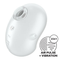 Satisfyer Cutie Ghost Air Pulse Vibrator - White