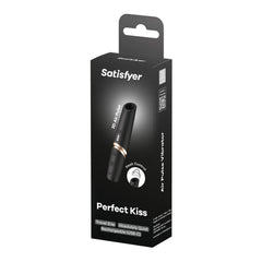 Satisfyer Perfect Kiss - Air Pulse Stimulator Vibrator Black
