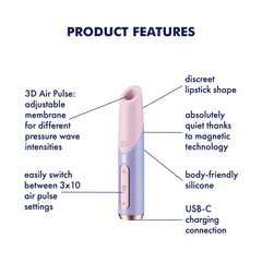Satisfyer Bold Kiss - Air Pulse Stimulator Vibrator