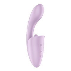 Satisfyer Tongue Expert - Violet 18 cm USB Rechargeable Vibrator with Flicking Clit Stimulator