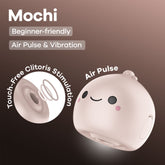 Satisfyer Mochi - Beige - Beige USB Rechargeable Air Pulse Stimulator