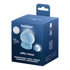 Satisfyer Jelly-cious - Blue USB Rechargeable Air Pulse Stimulator