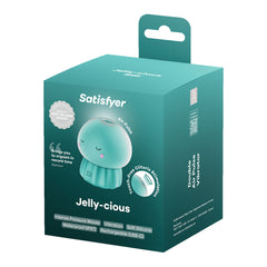 Satisfyer Jelly-cious - Green - Green USB Rechargeable Air Pulse Stimulator