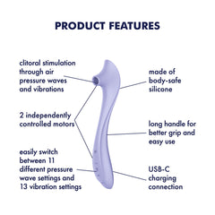 Satisfyer Easy Lover - Purple USB-C Rechargeable Air Pulse Clitoral Stimulator