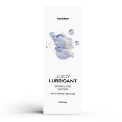 Satisfyer Juicy Lubricant 300 ml Sparkling Water - Tingling Water Based Lubricant - 300 ml Bottle