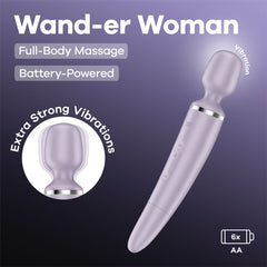 Satisfyer Wand-er Women - Battery Series - Violet 34 cm Massager Wand