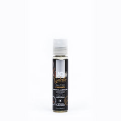 JO Gelato Salted Caramel Lube - 30 mL - Salted Caramel Flavoured Water Based Lubricant - 30 ml Bottle
