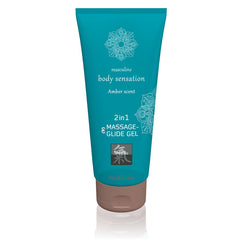 SHIATSU 2 in 1 Massage & Glide Gel Amber Scent