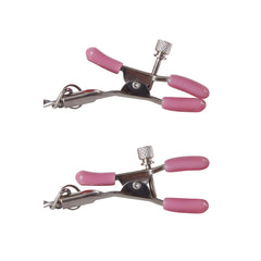 Adam & Eve Chain Me Up Kink Clamps - Metal Nipple and Clitoral Chain