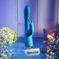 Adam & Eve SHIMMY & SHAKE VELVET RABBIT VIBRATOR