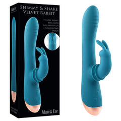 Adam & Eve SHIMMY & SHAKE VELVET RABBIT VIBRATOR