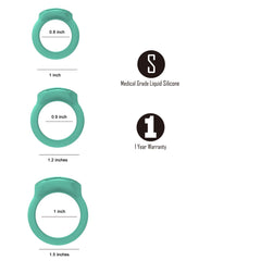 Maia HAZEY Cock Rings Set of 3