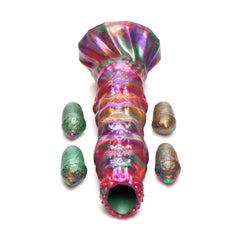 Creature Cocks Larva Silicone Alien Dildo with Eggs