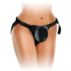 King Cock Elite Beginner's Body Dock Strap-On Harness Adjustable - Black