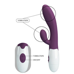 Party Up BEN Classic Vibe Rabbit Vibrator - Purple 20 cm LP