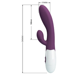 Party Up BEN Classic Vibe Rabbit Vibrator - Purple 20 cm LP