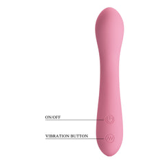Party Up JOHN Flexible Vibe - Pink - Pink 16 cm USB Rechargeable Vibrator