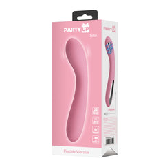 Party Up JOHN Flexible Vibe - Pink - Pink 16 cm USB Rechargeable Vibrator