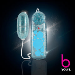 B Yours Glitter Power Bullet Vibrator - Blue